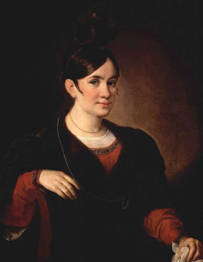 Портрет Киселевой. 1834  - Тропинин Василий Андреевич