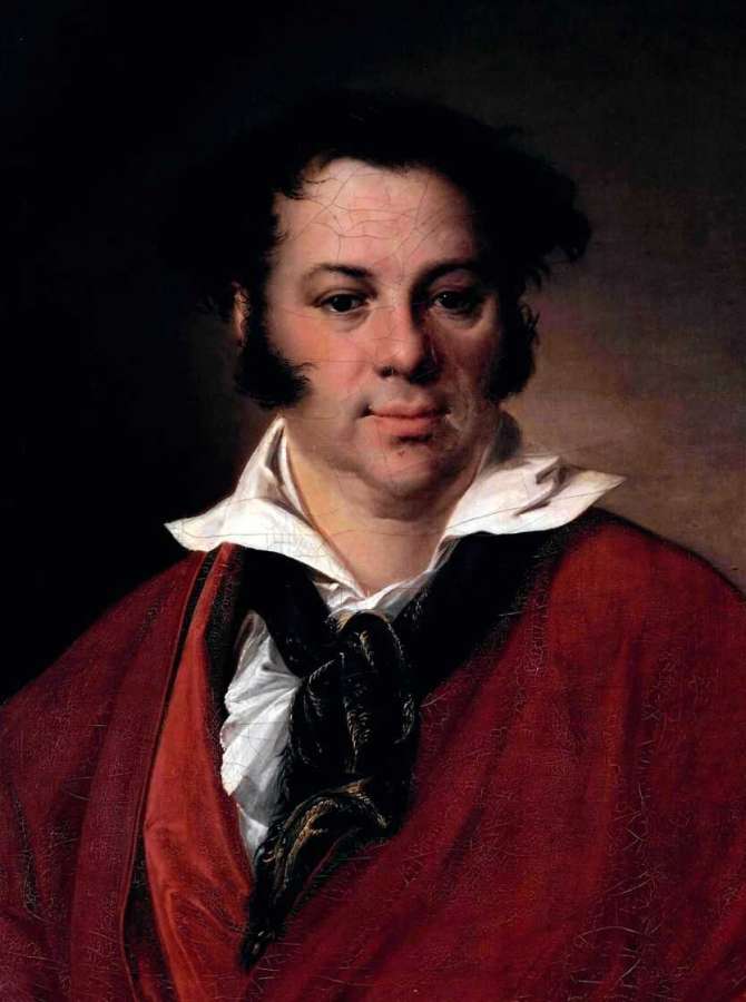 Портрет Константина Георгиевича Равича. 1823  - Тропинин Василий Андреевич