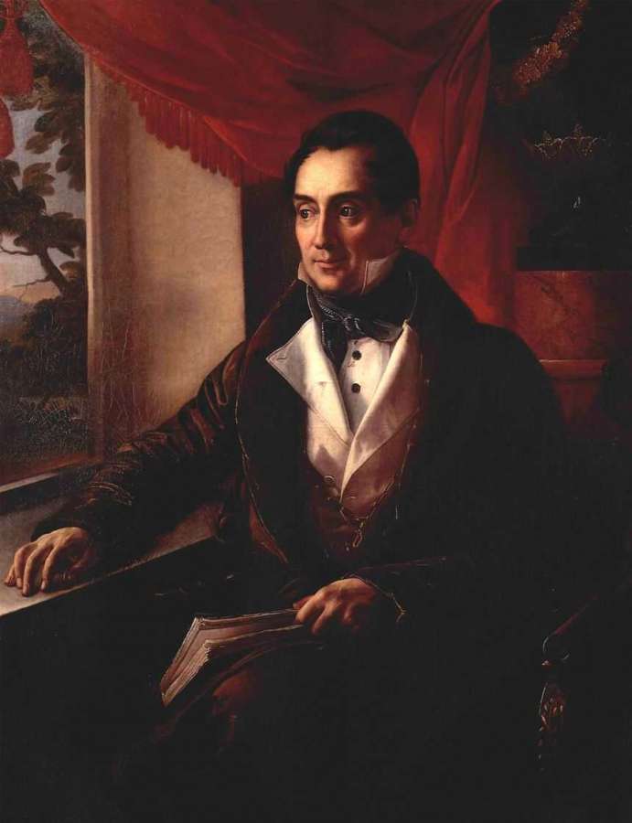 Портрет Платона Николаевича Зубова. 1839 - Тропинин Василий Андреевич