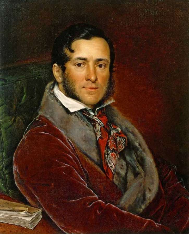 Портрет С.Н.Мосолова. 1836  - Тропинин Василий Андреевич