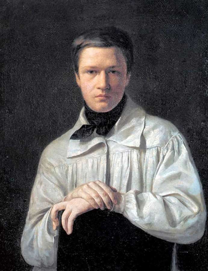 Автопортрет. 1825  - Тыранов Алексей Васильевич