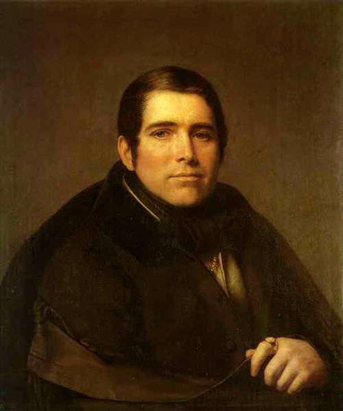Портрет Петра Плетнёва. 1836 - Тыранов Алексей Васильевич