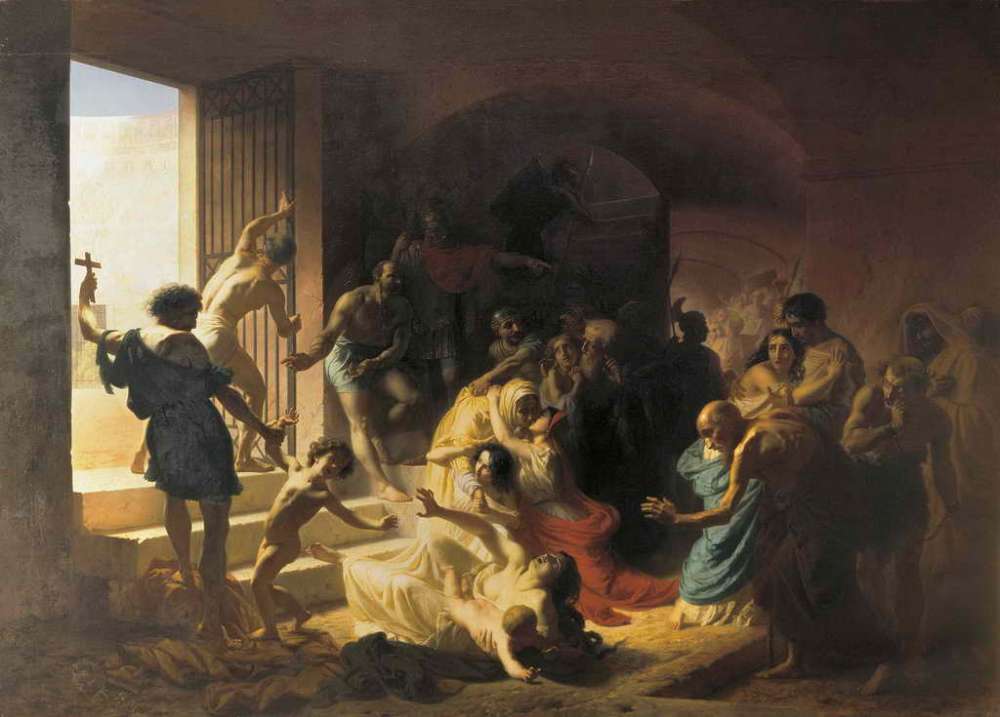 Христианские мученики в Колизее. 1862  - Флавицкий Константин Дмитриевич