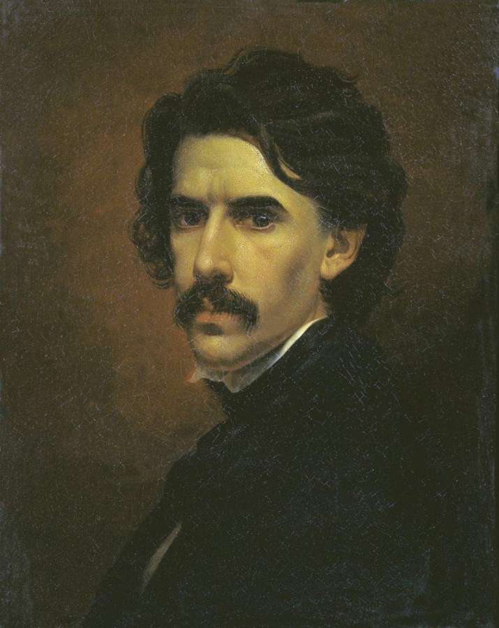 Автопортрет. 1850-е  - Чумаков Федор Петрович