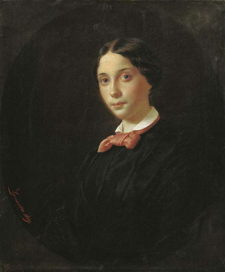 Портрет Мазарской. 1849  - Чумаков Федор Петрович