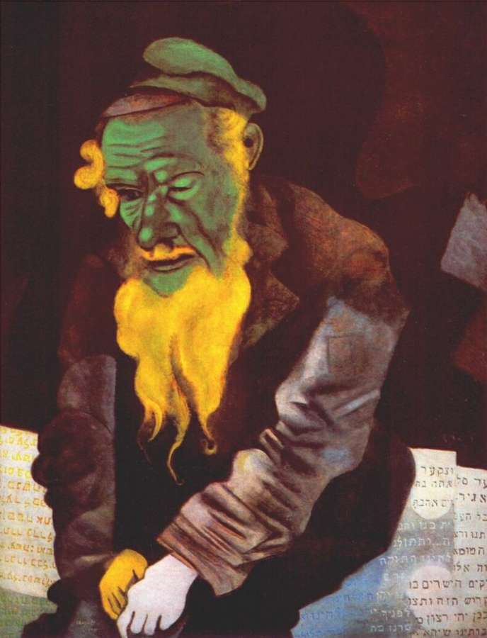 chagall_jew_in_green_1914 -   