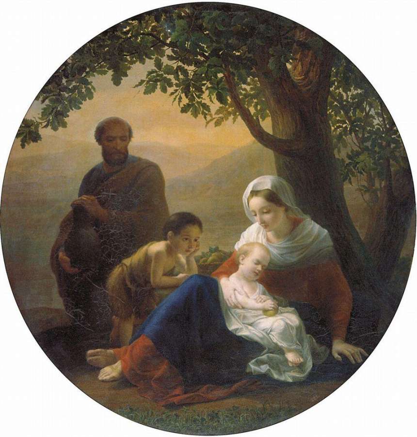 Святое семейство. 1858  - Шамшин Петр Михайлович