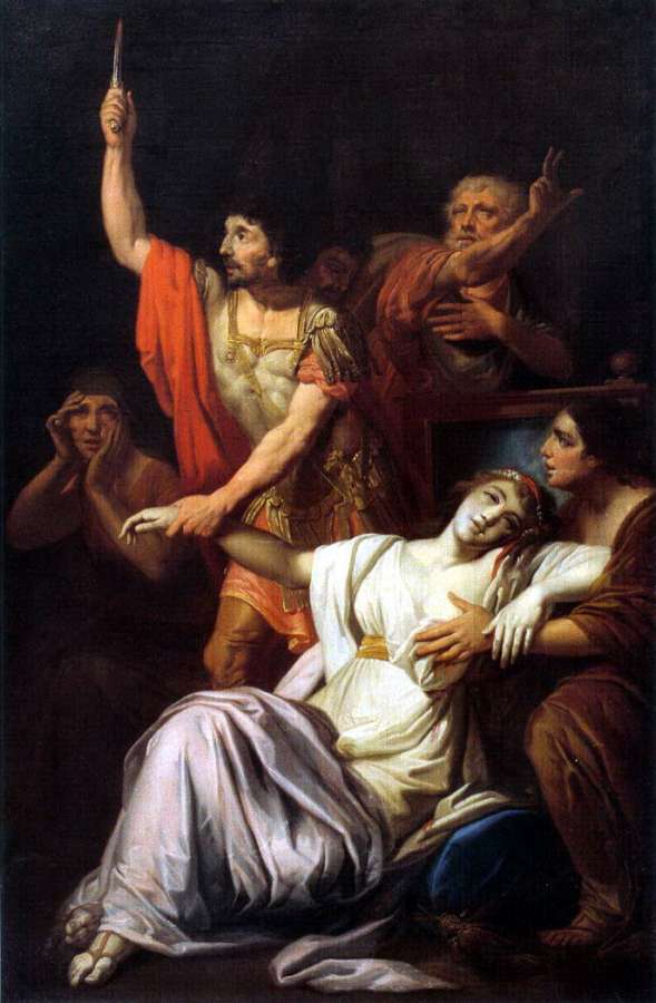 Смерть Камиллы, сестры Горация. 1821  - Шебуев Василий Козьмич