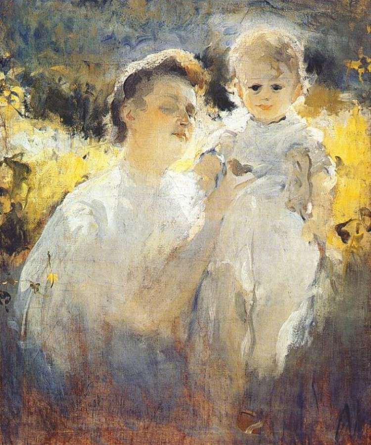 shemyakin_maternity_(mother_and_child_in_sun)_1907 - Шемякин Михаил Михайлович