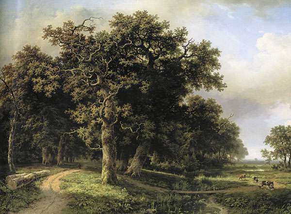 Пейзаж с ручьём1863 - Шишкин Иван Иванович