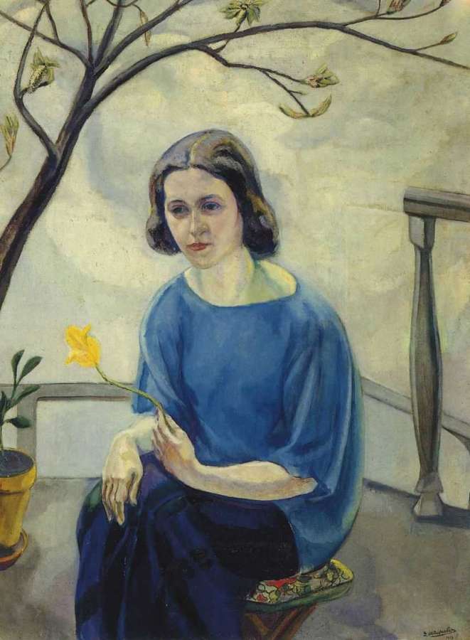 Портрет Н.Д.Штеренберг. 1913  - Штеренберг Давид Петрович