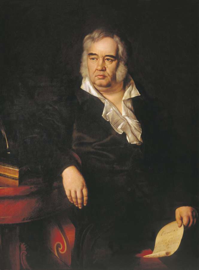 Портрет баснописца И.А. Крылова. 1834 - Эггинк Иван Егорович