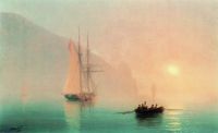 Аю-Даг в туманный день. 1853 - Айвазовский
