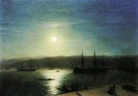 Босфор в лунную ночь. 1874 - Айвазовский