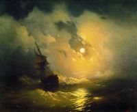 Буря на море ночью. 1849 - Айвазовский