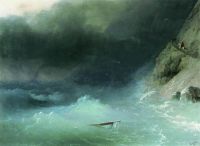 Буря у скалистых берегов. 1875 - Айвазовский