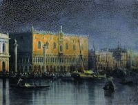 Дворец дожей в Венеции при луне. 1878 - Айвазовский
