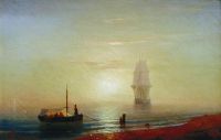 Закат на море. 1848 - Айвазовский
