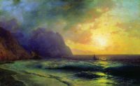 Закат на море. 1853 - Айвазовский