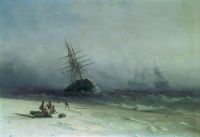 Кораблекрушение в Северном море. 1875 - Айвазовский