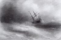 Корабль терпит крушение. 1879 - Айвазовский