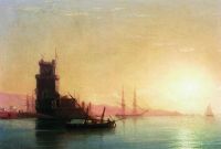 Лиссабон. Восход солнца. 1860-е - Айвазовский