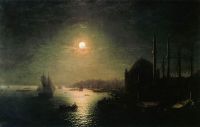Лунная ночь в Константинополе. 1884 - Айвазовский