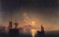Лунная ночь. 1858 - Айвазовский