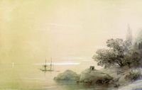 Море у скалистого берега. 1851 - Айвазовский