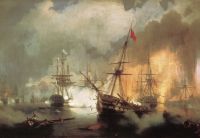 Морское сражение при Наварине 2 октября 1827 года. 1846. Холст, масло - Айвазовский
