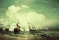 Морское сражение при Ревеле 2 мая 1790 года. 1846 - Айвазовский
