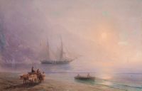На берегу. 1878 - Айвазовский