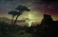 Неаполитанский залив в лунную ночь. 1842 - Айвазовский