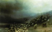 Отара овец в бурю. 1861 - Айвазовский