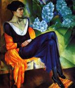 Портрет поэтессы А. А. Ахматовой. 1914г - Альтман