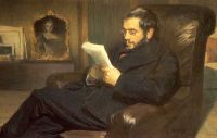 Портрет художника, критика и историка искусства Александра Николаевича Бенуа. 1898 - Бакст