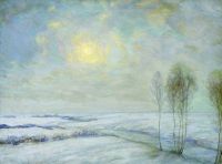 Зимний пейзаж. 1909 - Бакшеев