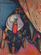 Bottle of wine on a chair. 1913 - Баранов-Россинэ