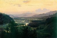 Пейзаж. Долина реки (1900-1910) - Батурин