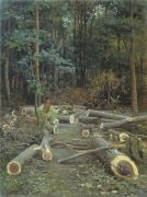 Рубка леса. 1888 - Батурин