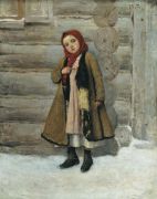 «Крестьянская девочка»1899 Холст, масло. 89 x 69.5 см Государственная Третьяковская галерея - Батюков
