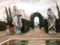 Венецианский сад. 1910 г - Бенуа