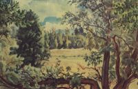 Лесной пейзаж. 1930-е - Богаевский
