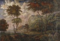 Пейзаж с деревьями. 1924 - Богаевский