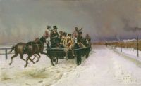 Возвращение с похорон. 1885 - Богданов