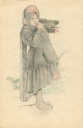 Крестьянская девочка 1900-е - 1 пол.1910-х - Богданов-Бельский