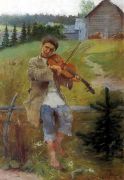 Мальчик со скрипкой. 1897 123x83 Нижний Тагил - Богданов-Бельский