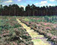 Тропинка в лес весной - Богданов-Бельский