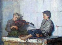 Урок музыки. 1897 - Богданов-Бельский