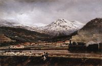 Горный пейзаж. 1865 - Боголюбов